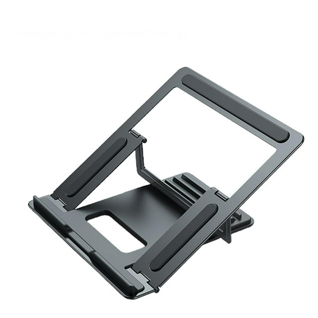 Support Pliant pour Ordinateur Portable en Métal, Support Surélevé, Base de Bureau, Support de Refroidissement