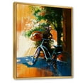 thumbnail image 3 of Designart 'Ancient Bicycle and Old Hat On Summer Day' Vintage Framed Canvas Wall Art Print, 3 of 5