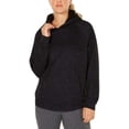 thumbnail image 2 of 32 DEGREES Womens Fleece Lined Hoodie,Black Combo,Medium, 2 of 2