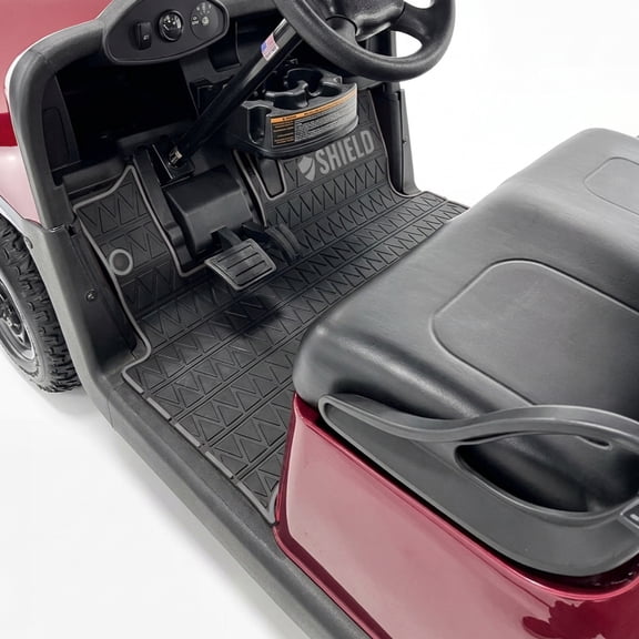 Club Clean EZGO Golf Cart Floor Mat – Fits RXV 2023 – Full Coverage, Non-Slip, 8mm Heavy-Duty Compound Liner – Grey