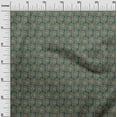 thumbnail image 2 of oneOone Cotton Poplin Fabric Leaves & Floral Block Printed Craft Fabric BTY 42 Inch Wide, 2 of 4