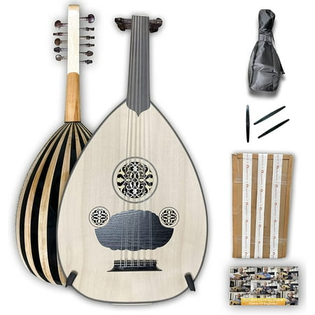 Oud Instrument for Beginners + Free Video Modules Course to Start Learning + Free Soft Case