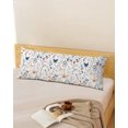 thumbnail image 2 of Watercolor Wildflowers Body Pillow Cover 20x54, Spring Pastoral Botanical Flowers Decorative Pillowcase with Zipper, Microfiber Pillow Protector, Soft Breathable Long Lumbar Pillowcases for Women, 2 of 9