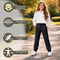 thumbnail image 4 of Yacht & Smith 6 Pack of Boys Jogger Bulk Sweatpants, Black Navy Gray, Comfy Lounge Joggers for Kids, 4 of 7