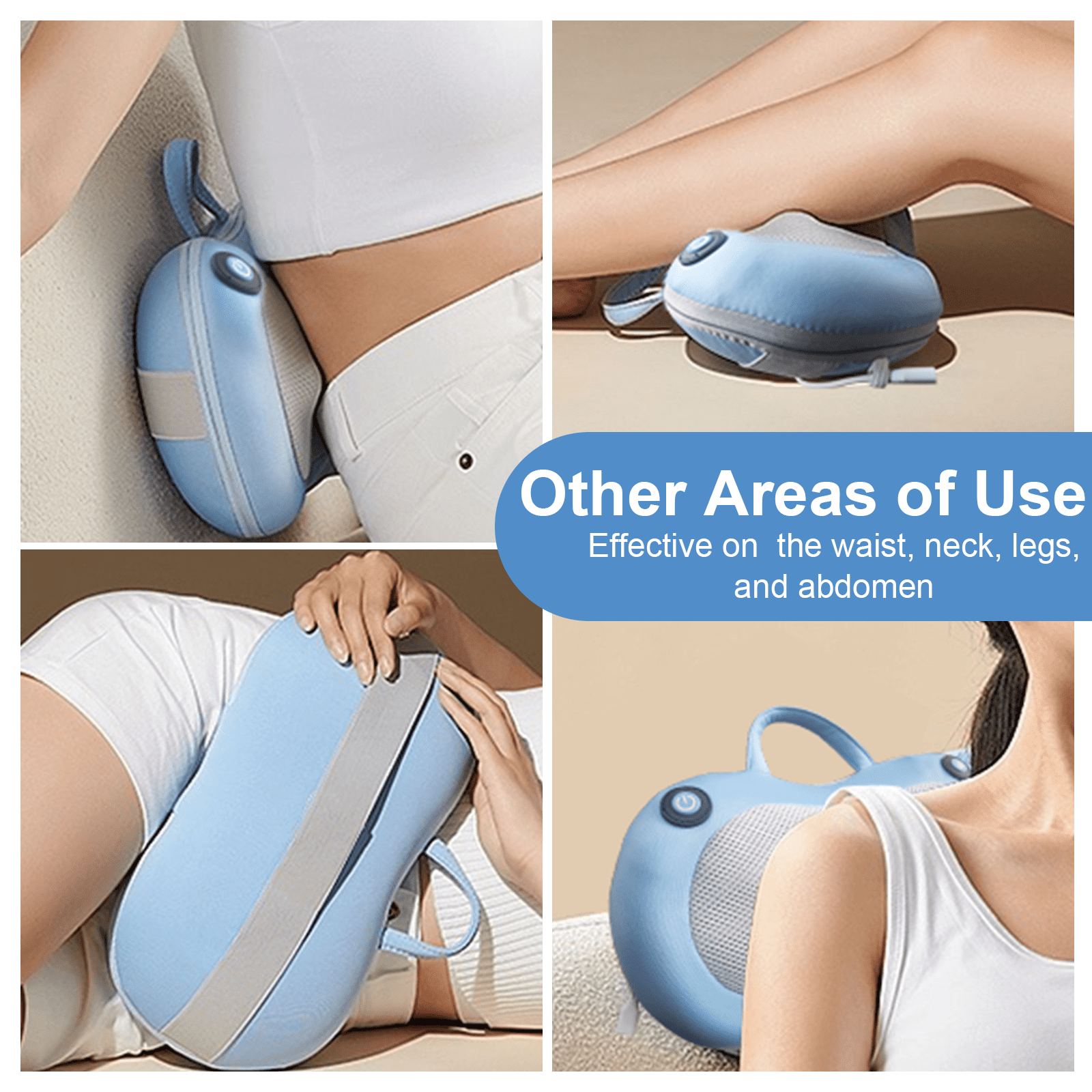 Ifgoooo Neck Massager,Back Massager with Heat,Shoulder Deep Tissue Massager,3D Deep Kneading Massage Pillow,Husband/Men Valentines Day Gifts for Her/Boyfriend/Him/Women