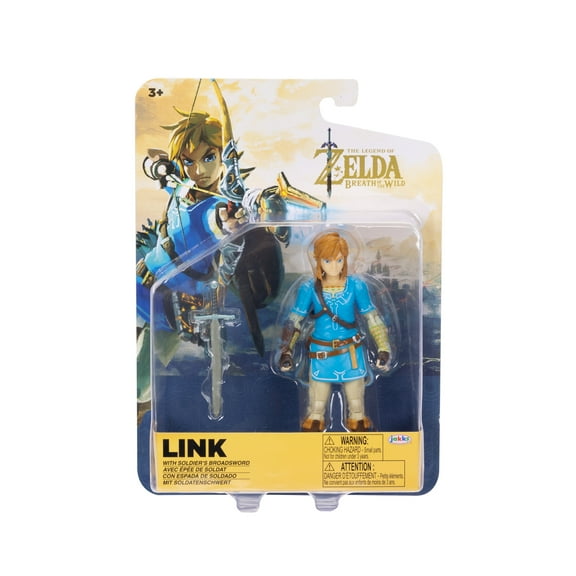 Nintendo Franchise 4 inch Link Action Figure with Broadsword Accessory