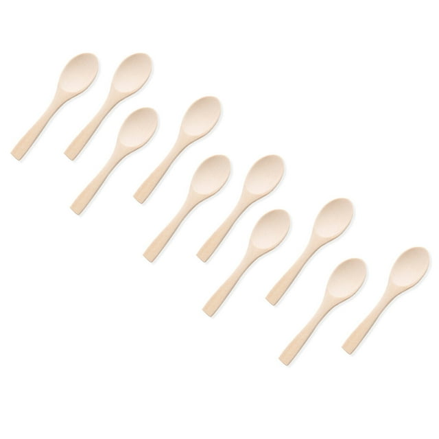 Matsuzay Paquete de 10 cucharas de pequeñas, utensilios de comedor para niños, cucharadita de miel, condimentos de cocina para condimentos de Mostrada tipo 5 Matsuzay HA059797-05B