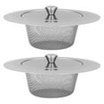 thumbnail image 5 of 2pcs Sink Strainer Stainless Steel Rust Proof Sink Stopper Filter with Lids for Kitchen Sink Drain, 5 of 8