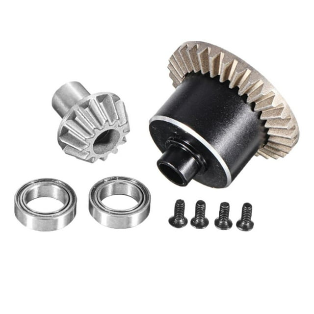 Piezas de metal diferencial y engranaje Wltoys 12428 12423 12429 diferencial delantero del coche rc