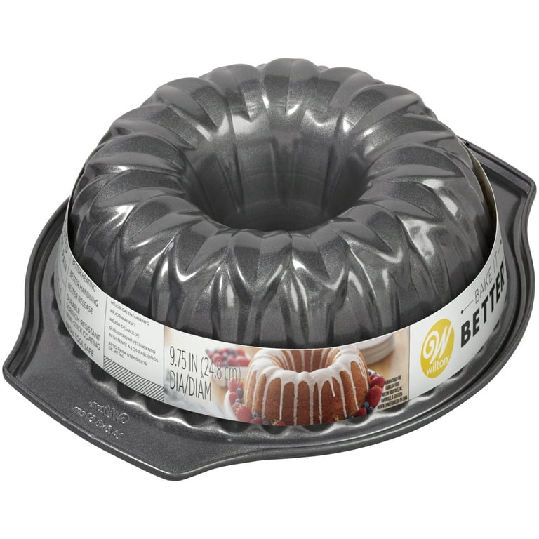 Wilton Bake It Better Steel Non-Stick Flower Fluted Tube Cake Pan