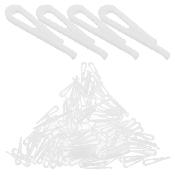 Clispeed 100Pcs Multifunctional Plastic Clothes Pins Strong Alligator Clips for Household Use