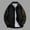 A_ Black, variant on YLSDY Men's Work Cargo Jackets Long Sleeve Collared Coat Solid Color Buttons Lapel Casual Overcoat with Pockets White L
