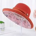 thumbnail image 2 of Women Mesh Sun Hats Summer Beach UV Protection UPF Packable Wide Brim Chin Strap, 2 of 10