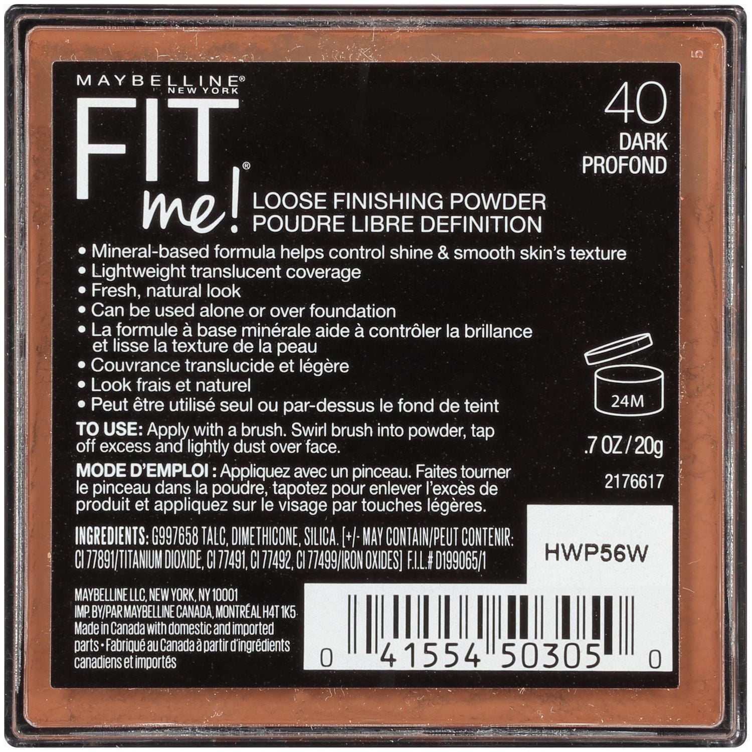 Maybelline New York Fit Me®, Loose Setting Powder, Fit Me Setting Powder