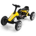 thumbnail image 1 of Costway SPEED Kids Pedal Powered Ride on Racer Car 4 Wheel Yellow, 1 of 1