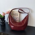 thumbnail image 3 of Bolso Mano Crescent Bag para Mujer Con Bolsillo Interior Cuero PU Gran Capacidad Hobo, 3 of 9