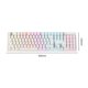 thumbnail image 4 of Teclado para juegos Teclado con cable RGB de 104 teclas Tapa de tecla de color dual blanco Ehuebsd Para estrenar, 4 of 4