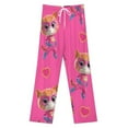 thumbnail image 2 of Super Kitties Women's Comfy Pajama Lounge Pants Casual Loose Bottoms Sleep Pants Yoga Pants 2XL, 2 of 6