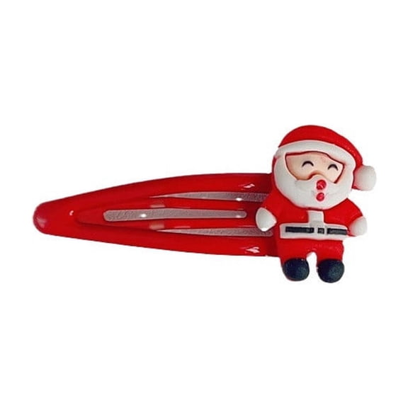 Fwttom Christmas Hair Barrettes for Women - Cute Hair Pins for Thin Hair, Holiday Party Christmas Decorations