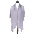 thumbnail image 2 of TrendsBlue Solid Color Chiffon Kimono Scarf Wrap Vest Beach Cover Up, 2 of 6