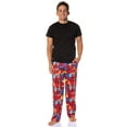 thumbnail image 2 of Marvel Comics Men's Spider-Man Grid Adult Sleep Lounge Pajama Pants, 2 of 6