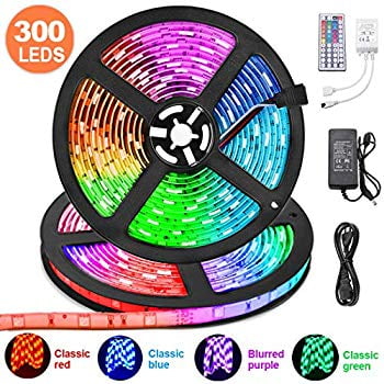 LED Strip Lights 32.8ft, KDORRKU 10m RGB Waterproof Flexible Self-Adhesive LED Light Strips for Room Color Changing Neon Mood Rope...