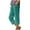 AA-Mint Green, variant on QATAINLAV Capri Pants for Women Summer Casual Drawstring Elastic Waist Cropped Trousers Loose Fit Straight Leg Capris with Pockets Beach Vacation Clothes Army Green XXXL Daily Sales