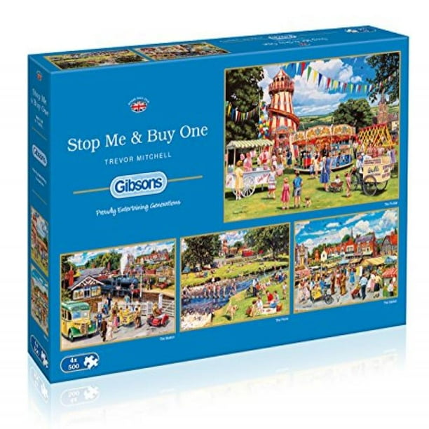 Gibsons Stop Me & Buy One Jigsaw Puzzles (4 x 500Piece)