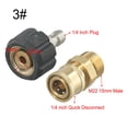 thumbnail image 3 of Set Pressure Washer Adapter To 1/4“ 3/8“ Universal Swivel 14Mm 5000 Psi Accessory For Spray Tool Quick Connect, 3 of 8