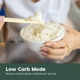thumbnail image 3 of IRIS USA Micom Japanese Rice Cooker, 3-Cup Uncooked/6-Cup Cooked, Fuzzy Logic Kitchen Appliance with Recipe Presets, Slow Cooker, Steamer, Hot Pot &, 3 of 11