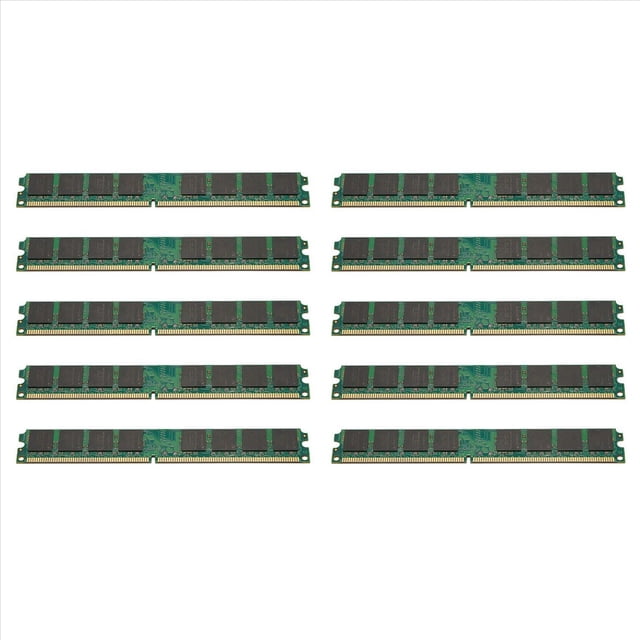 10X Memoria RAM DDR2 de 2GB 1.8V 800Mhz PC2 6400 PC Ram Memoria para Computadora de Escritorio Memoria DIMM 240Pins