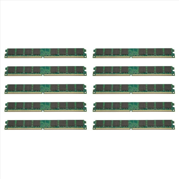 10X Memoria RAM DDR2 de 2GB 1.8V 800Mhz PC2 6400 PC Ram Memoria para Computadora de Escritorio Memoria DIMM 240Pins