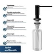 thumbnail image 4 of Karran  SD35 Kitchen Soap/Lotion Dispenser Matte Black Matte, 4 of 5