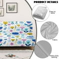thumbnail image 5 of Xixirimido Futon Sofa Bed Cover Stretch Armless Futon Slipcover Washable Elastic Sofa Couch Covers Home Furniture Protector, Boho Abstract Floral Daisy, 5 of 8