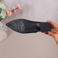 thumbnail image 6 of hopeusnice Knit Pointed Toe Slingback Flat Ballet Flats Women Minimalist Daily Footwear Black 36, 6 of 9