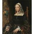 thumbnail image 2 of Maarten Van Heemskerck 15x17 Black Ornate Wood Framed Double Matted Museum Art Print Titled - Portrait of Munchel Suijs (C. 1540-1545), 2 of 5