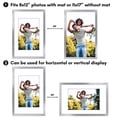thumbnail image 4 of Americanflat 2 Pack of 11x17 Frames with 8x12 Mat - Plexiglass Cover - Silver, 4 of 7