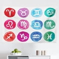 thumbnail image 1 of Zodiac Tapestry, Circle of Horoscope Signs Stars Globe Abstract Design Astronomy Illustration, Fabric Wall Hanging Decor for Bedroom Living Room Dorm, 2 Sizes, Multicolor, by Ambesonne, 1 of 1