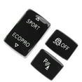 thumbnail image 3 of Kit de 3 botones de cambio 6131 9252 912-1 interruptor antideslizante ESP, botón deportivo, sensor de radar, llave de repuesto para F20, F21, F22 y F23, color negro, 3 of 14