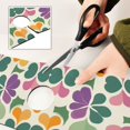 thumbnail image 6 of Yayeee Faucet Mat for Kitchen Sink 14.7" Diatomite Long Splash Guard Pad, Purple Clover Pattern, 2 Pack, 6 of 7