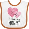 thumbnail image 3 of Inktastic I Love My Mommy Boys or Girls Baby Bib, 3 of 4