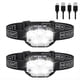 thumbnail image 1 of 2 Piezas Luz Fuerte 5LED Lámpara de Luz de Cabeza Portátil USB Recargable Ciclismo Al Aire Libre Senderismo Pesca Sensor, 1 of 5