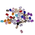 thumbnail image 4 of AMLESO 50pcs 13 * 18mm Rectangle Acrylic Rhinestone Button Multicolor for Diy Craft, 4 of 8