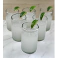 thumbnail image 2 of Dos Suenos Hand Blown Mexican Drinking Glasses  Set of 6 Natural Clear Glasses 14 oz each, 2 of 9