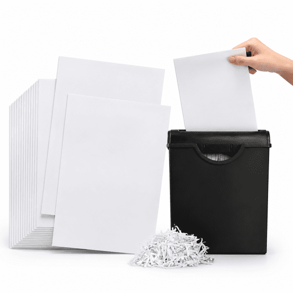 50 Count Shredder Sheets, Standard Size Dust-Free Maintenance Supplies