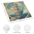 thumbnail image 3 of Heduofu World Map Cloth Napkins Dinner Napkins Washable Reusable Polyester Table Napkins for Parties, Weddings and Dinners 2 PCS, 3 of 7