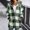 GN2, variant on Sanbonepd Women's Plush Coat Long Sleeve Plaid Hooded Zipper Loose Fleece Jacket