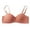 Pink, variant on Women Wireless Strapless Bra Solid One-pieces Gather Thin Brassiere Top