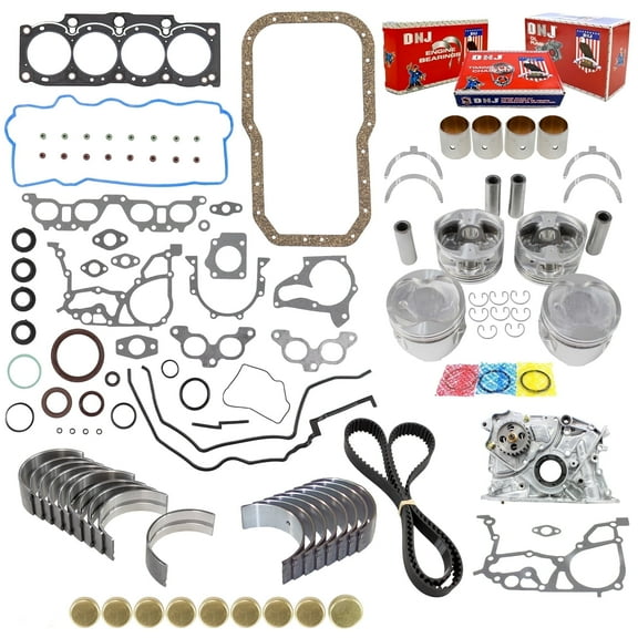DNJ EK940BM Engine Rebuild Kit Fits Cars & Trucks 1992-1996 Toyota Camry 2.2L DOHC L4 16V 2164cc 5SFE VIN