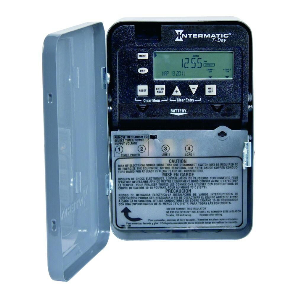 Intermatic 30 Amp 7-Day SPST 1-Circuit Electronic Time Switch